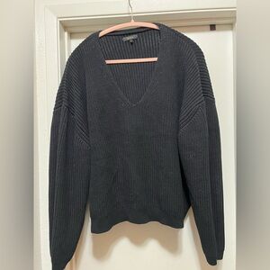 Quince Black Knit Sweater